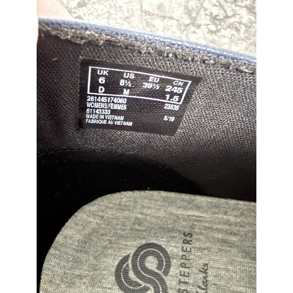 Clarks Cloudstepper Womens Sillian Rani Ortholite Comfort Boots Navy Sz 8.5